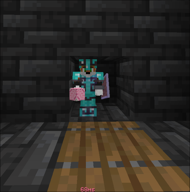 Using the shrink ray to get in a 1x1 hole