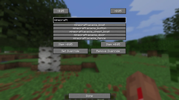Resized Items Gui