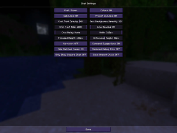 Chat Settings