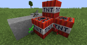 Gunpowder, TNT and Creeper Swords!