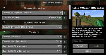 Configuration Screen