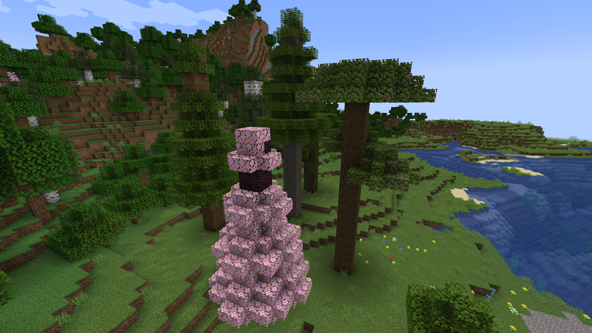 Banner with all tree types