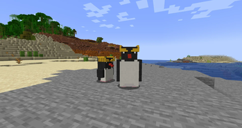 Pinguin and Baby Pinguin