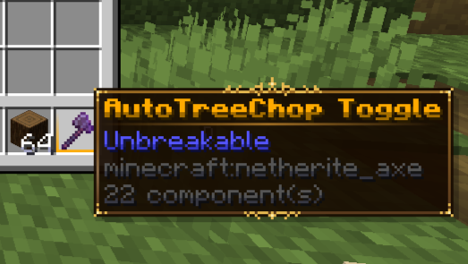 Autotreechop Toggle Axe — screenshot 1