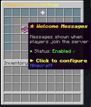 Complete GUI menu