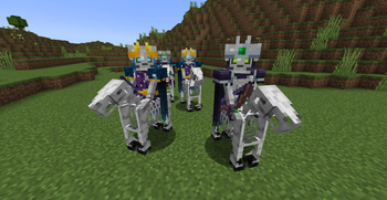 Skeleton Horse Jockeys