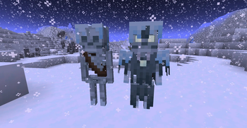 Snowy Skeleton and Stray (Snowing)