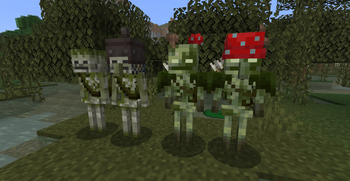 Mossy Skeletons and Bogged