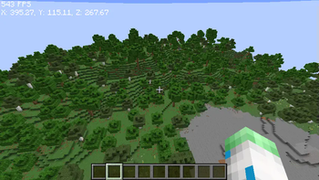 Flying and Loading chunks | Small Window
