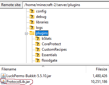 Setup ProtocolLib
