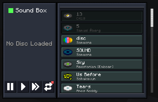 Sound Box UI
