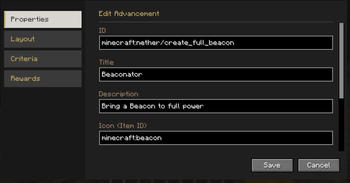 Advancement Editor