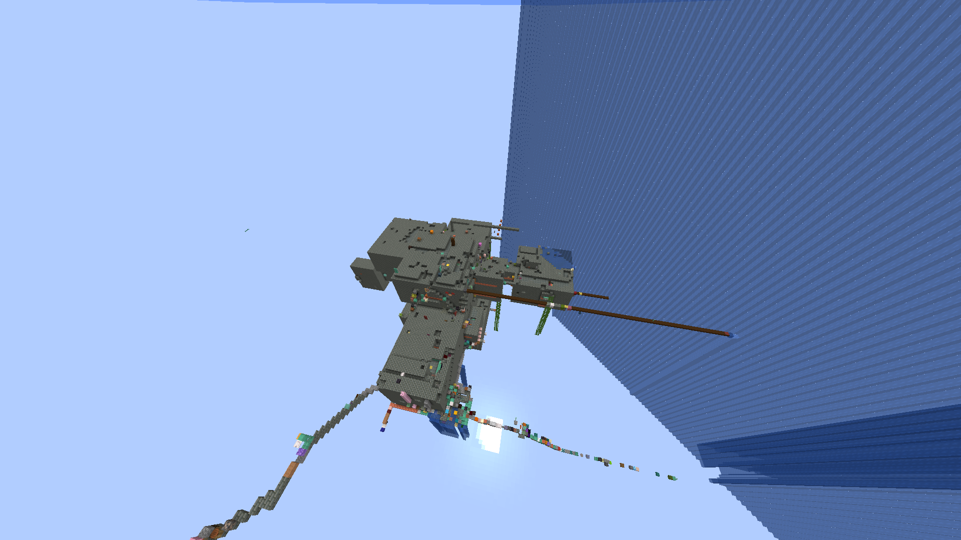 one of the structures at spawn