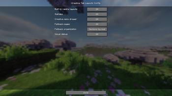 Configuration Screen