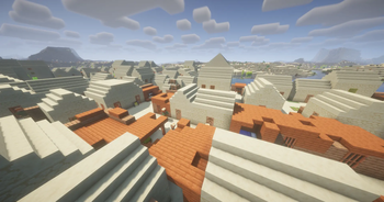 African ghetto village