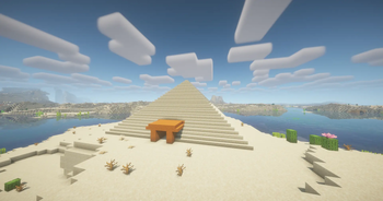 Desert pyramid