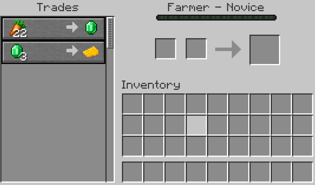 Farmer Villager Trade