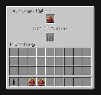 Exchange pylon gui