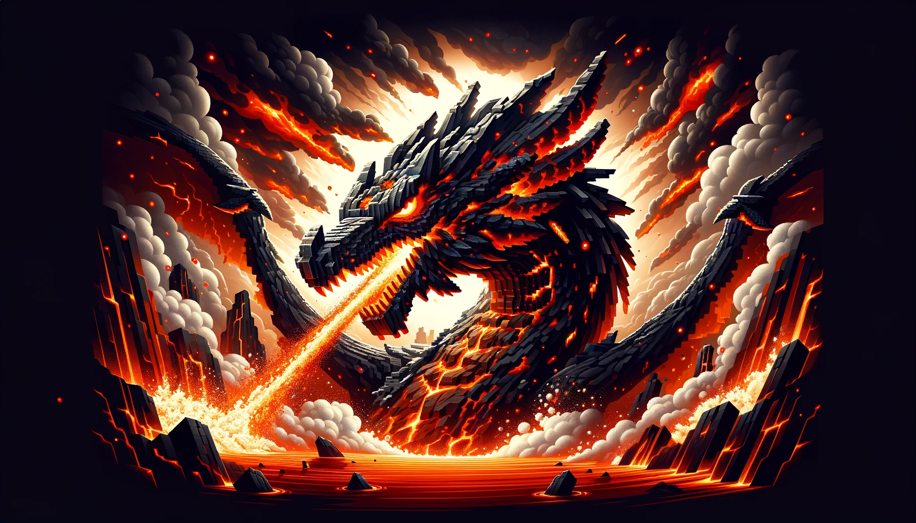 Volcanic Dragon (Banner)