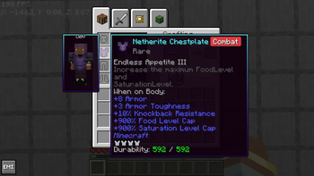Chestplate with Endless Appetite