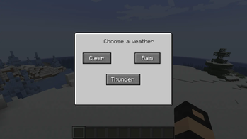 Weather menu