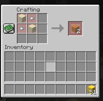 Crafting recipes