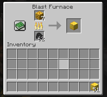 Blast furnace recipes
