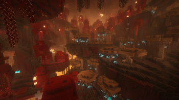 Soulblight Forest Next to Crimson Biome