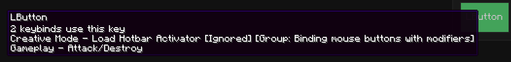 What the tooltip of a button looks like