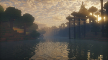 Sunrise by the river