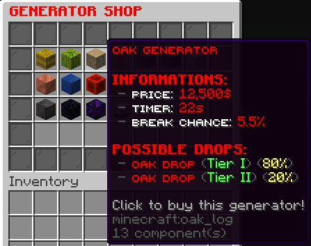 Generator Shop