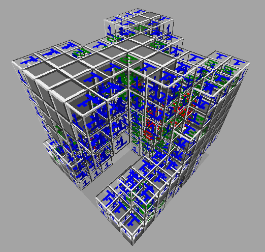 Cube board (9x9x9)