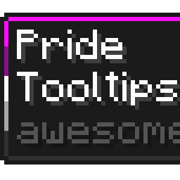 Asexual Pride Flag Tooltip (Frame-only 4-Color Turned)