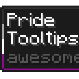 Asexual Pride Flag Tooltip (Frame-only 4-Color Turned)