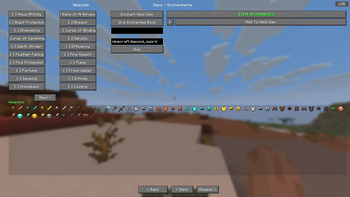 Enchantment Menu