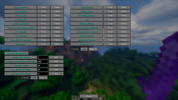 Gamerule Menu