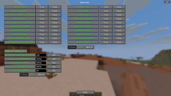 Gamerule Menu