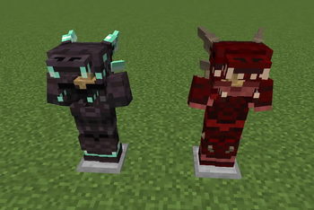 dragon scale armor next to phantasmal armor