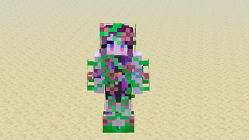 Pink Leather Retexture (Flowers and Vines Armor)