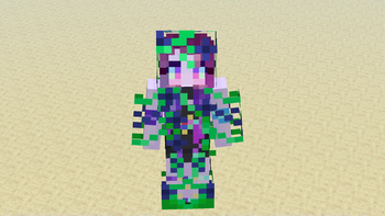 Blue Leather Retexture (Flowers and Vines Armor)