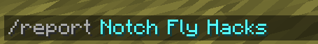 Player Reporting Syntax