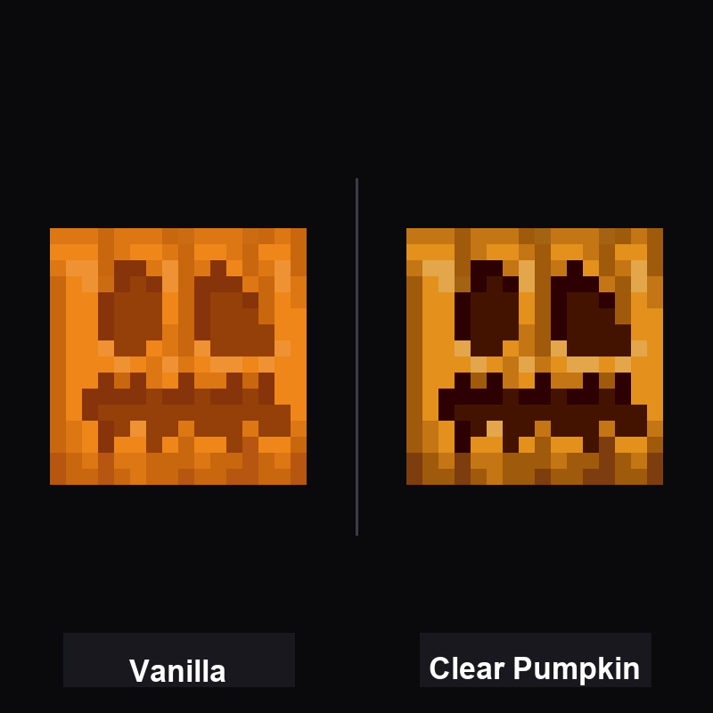 Vanilla vs Clear Pumpkin