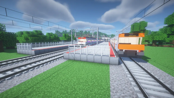 Two beautiful trains