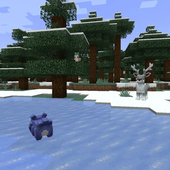 Bidoof, Winter Sawsbuck and Emolga