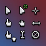 Clean Bedrock-Style Cursors