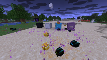 Endermites and shulkers