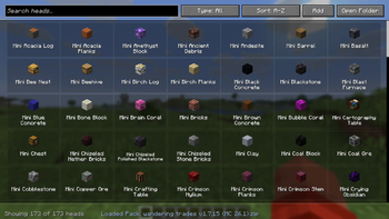 Heads Manager Screen