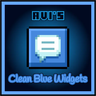 Avi's Clean Blue Widgets