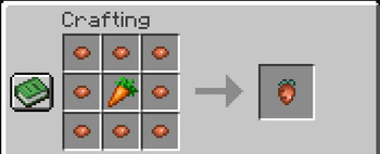 Copper carrot crafting recipe