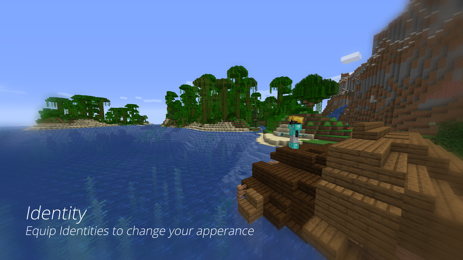 An image determining you can equip identities to change your appearance